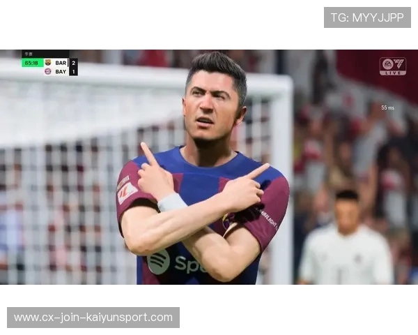 拜仁慕尼黑—莱万点球稳稳命中连续得分